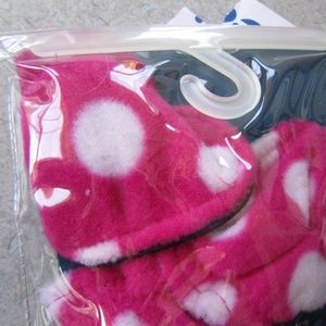 Simply Wag Small Dog Polka Dot Booties Slip On